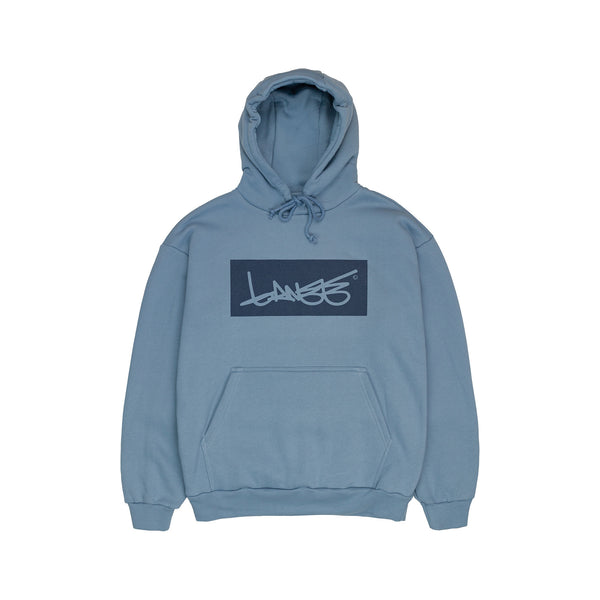 Lanee Clothing Streetwear WASHED BLUE HOODIE