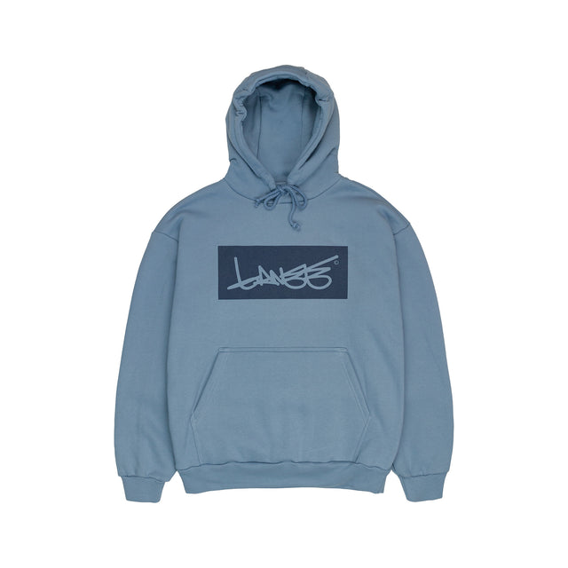 Lanee Clothing Streetwear WASHED BLUE HOODIE