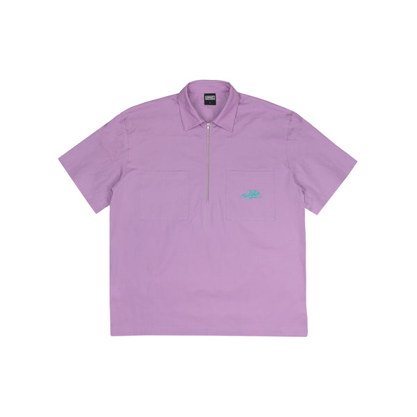 LILAC HALF-ZIP SHIRT