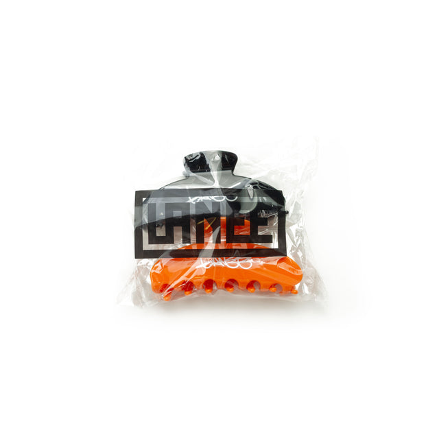 Lanee Clothing Streetwear BLACK & ORANGE HAIR CLIPS