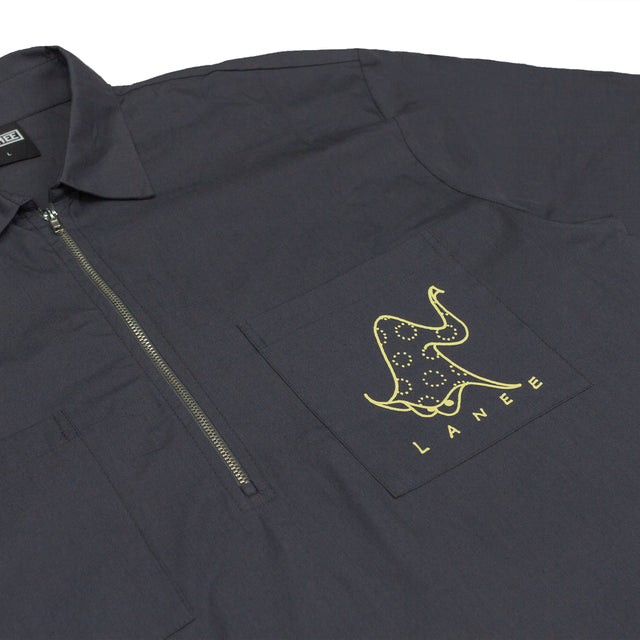 Lanee Clothing Streetwear WIZARD HALF-ZIP SHIRT