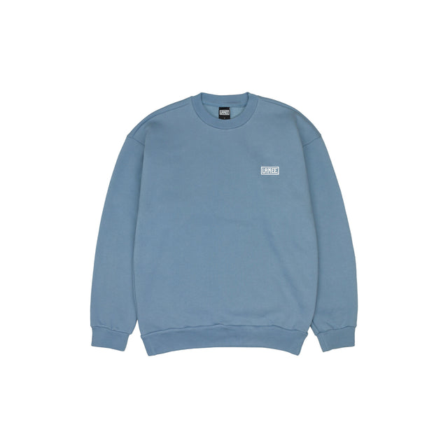 Lanee Clothing Streetwear WASHED BLUE CREWNECK