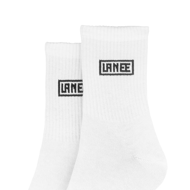 Lanee Clothing Streetwear WHITE SOCKS