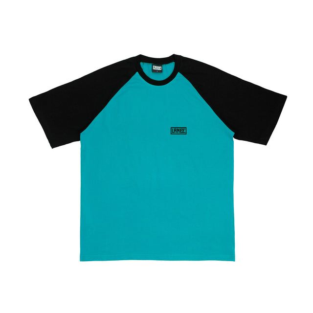 Lanee Clothing Streetwear PETROL/BLACK RAGLAN TEE