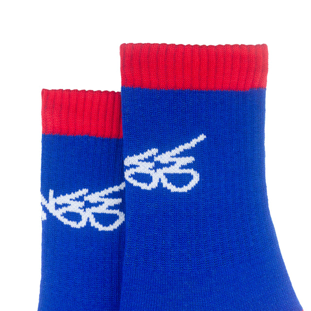 Lanee Clothing Streetwear RED BLUE SOCKS