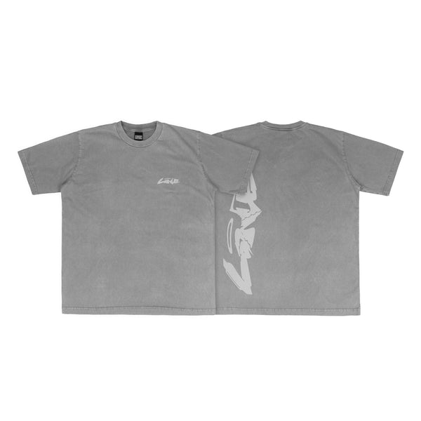 QBRICK GRAY WASHED TEE
