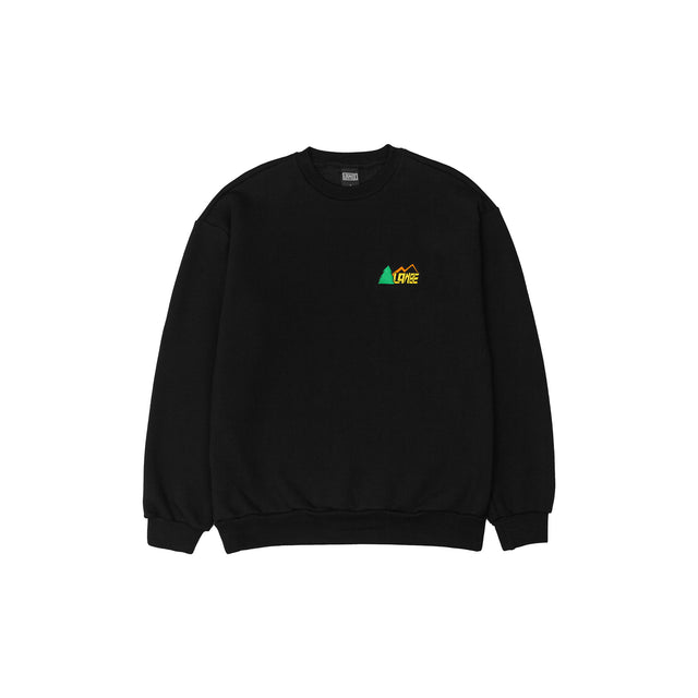 Lanee Clothing Streetwear TREE BLACK CREWNECK