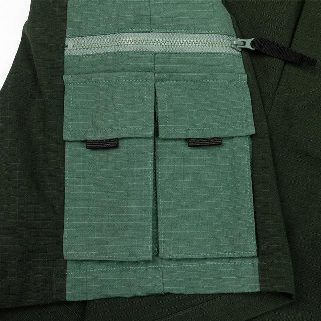 Lanee Clothing Streetwear GREEN CARGO SHORTS