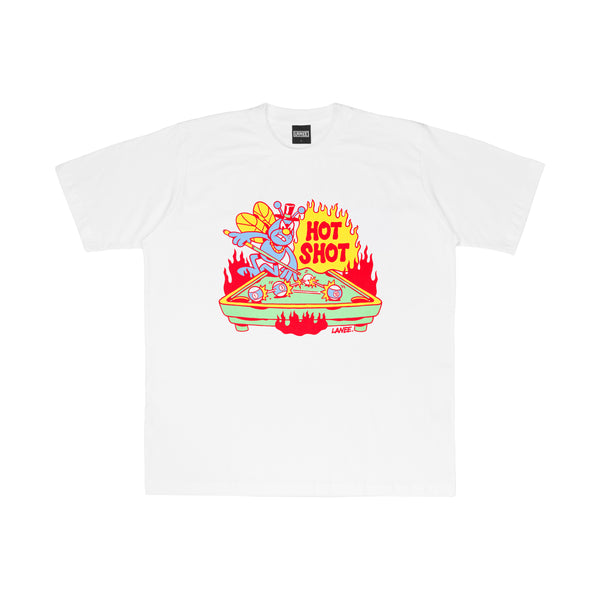 HOT SHOT WHITE TEE