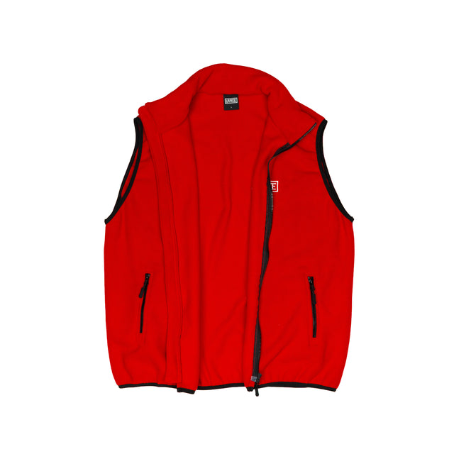 RED FLEECE VEST