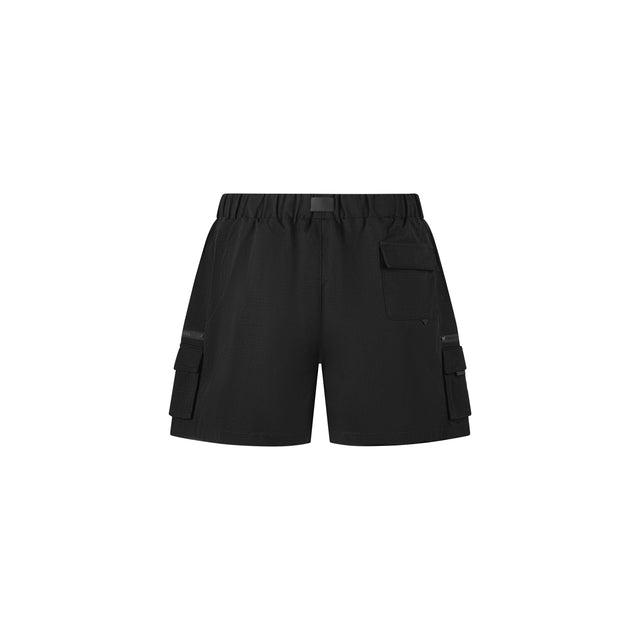 Lanee Clothing Streetwear BLACK CARGO SHORTS