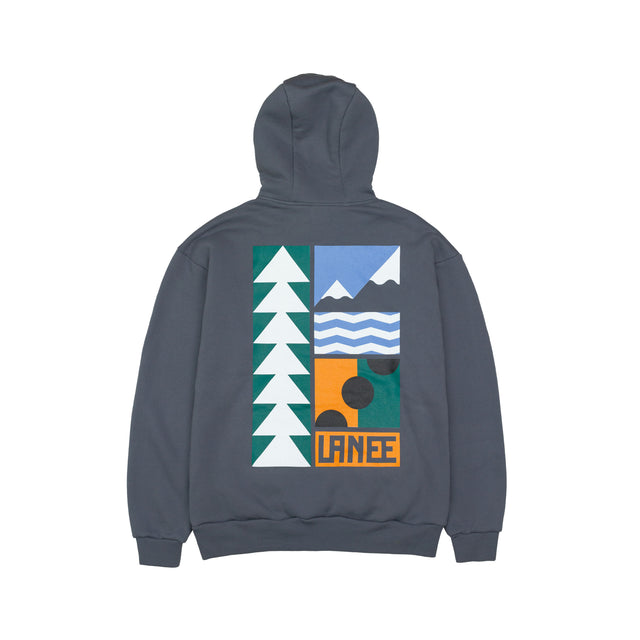 Lanee Clothing Streetwear MOUNTAIN GRAY HOODIE