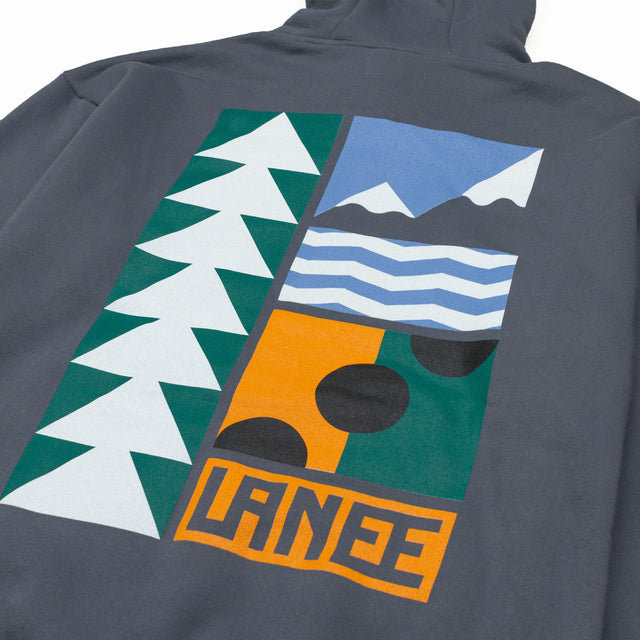 Lanee Clothing Streetwear MOUNTAIN GRAY HOODIE