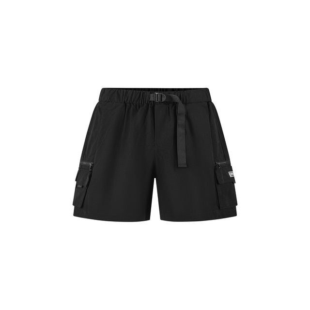 BLACK CARGO SHORTS