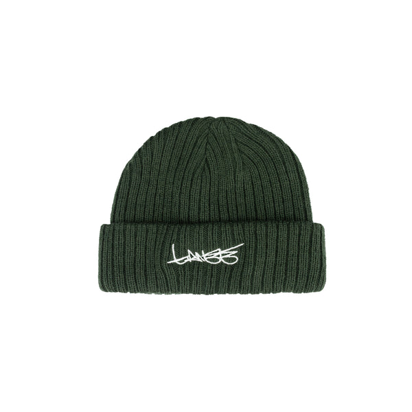GREEN BEANIE