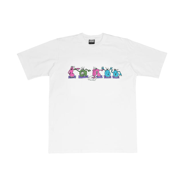 Lanee Clothing Streetwear CARTOON WHITE TEE