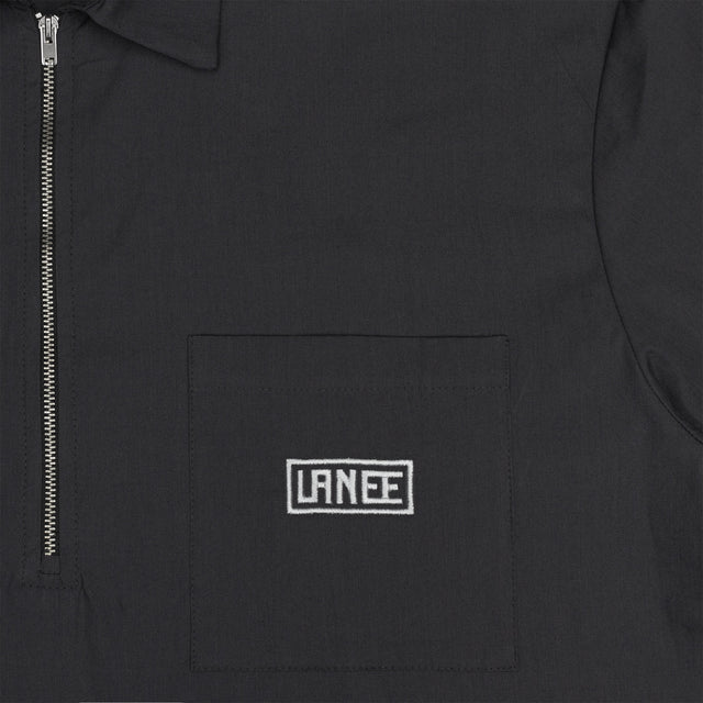 Lanee Clothing Streetwear D.GRAY HALF-ZIP SHIRT