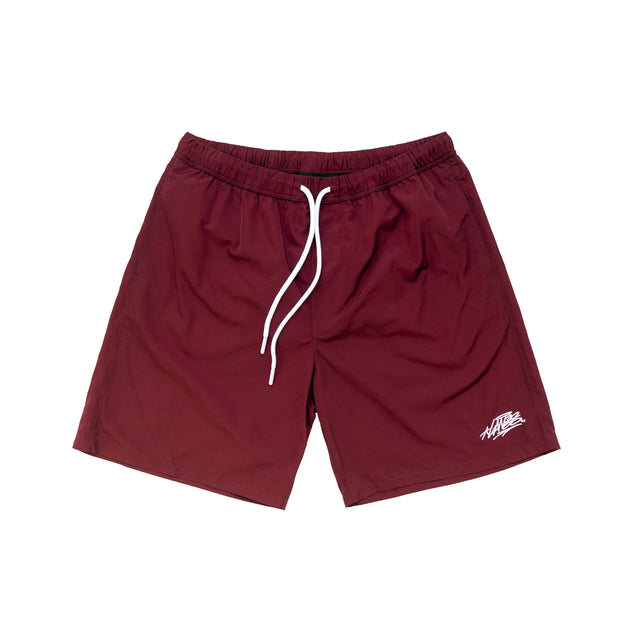 MAROON SWIM SHORTS