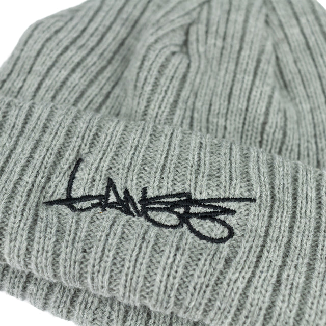 Lanee Clothing Streetwear GRAY BEANIE TAG