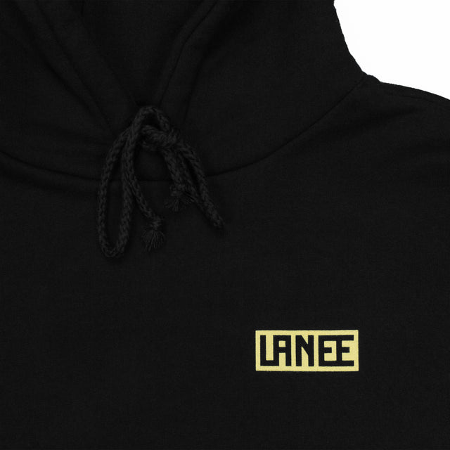 Lanee Clothing Streetwear MOUNTAIN BLACK HOODIE