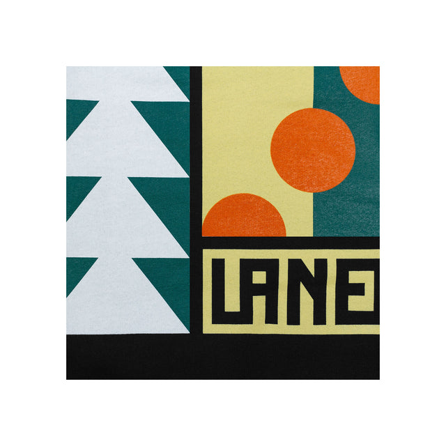 Lanee Clothing Streetwear MOUNTAIN BLACK HOODIE