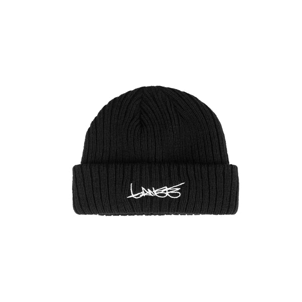BLACK BEANIE TAG