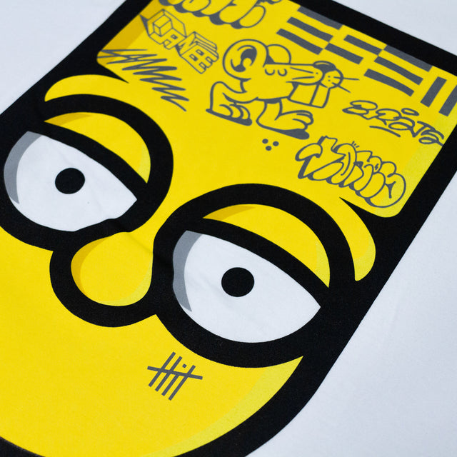 Lanee Clothing Streetwear BART WHITE TEE