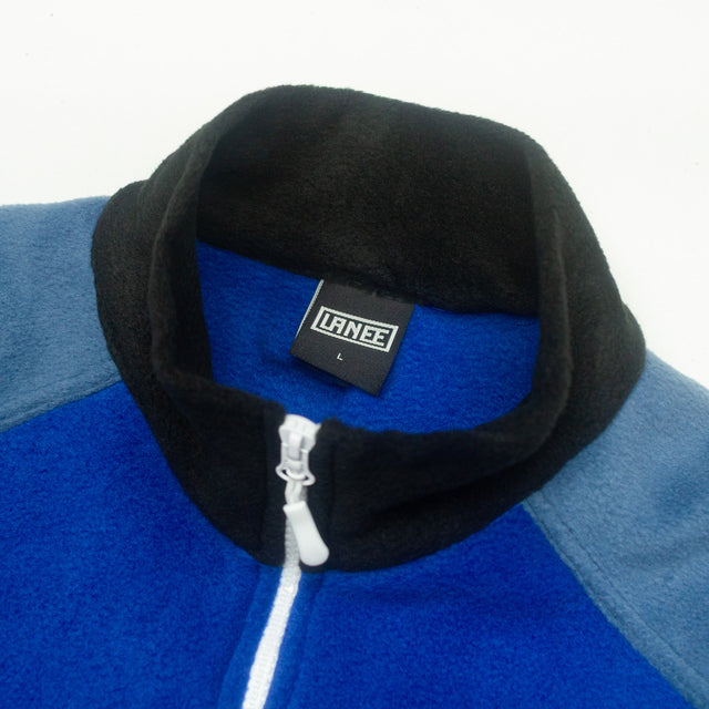 BLUE/RED/BLACK HALF ZIP FLEECE