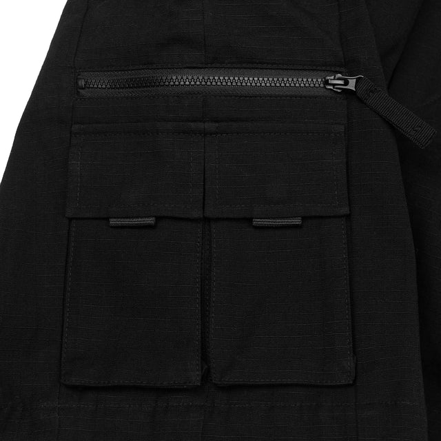 Lanee Clothing Streetwear BLACK CARGO SHORTS