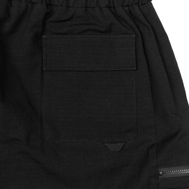 Lanee Clothing Streetwear BLACK CARGO SHORTS