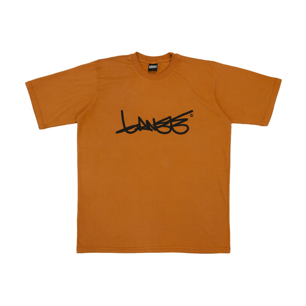 Lanee Clothing Streetwear WASHED ORANGE T-SHIRT