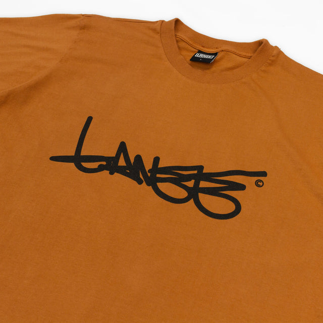 Lanee Clothing Streetwear WASHED ORANGE T-SHIRT