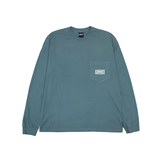 Lanee Clothing Streetwear WASHED BLUE LONGSLEEVE