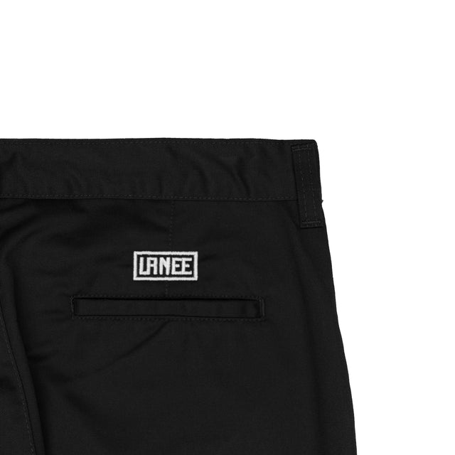 Lanee Clothing Streetwear SLIM-FIT BLACK CHINO PANTS