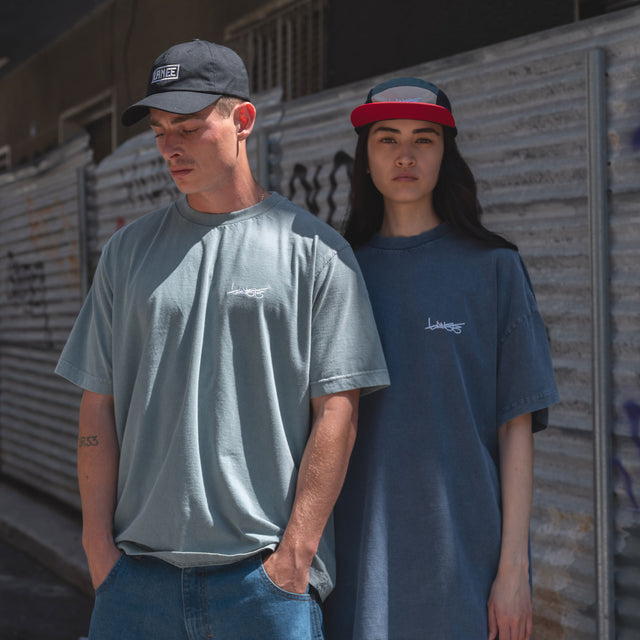 GREEN WASHED TEE
