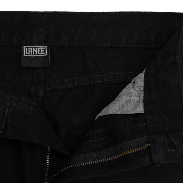 Lanee Clothing Streetwear BLACK DENIM PANTS