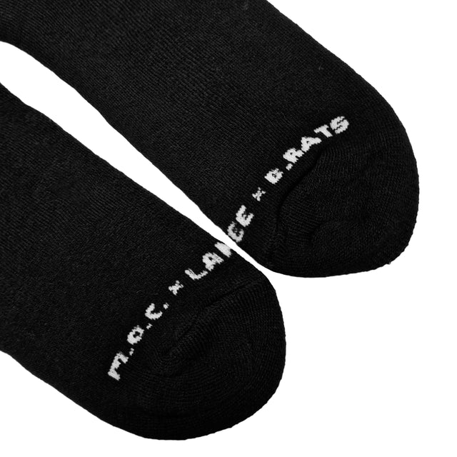 Lanee Clothing Streetwear BLACK SOCKS