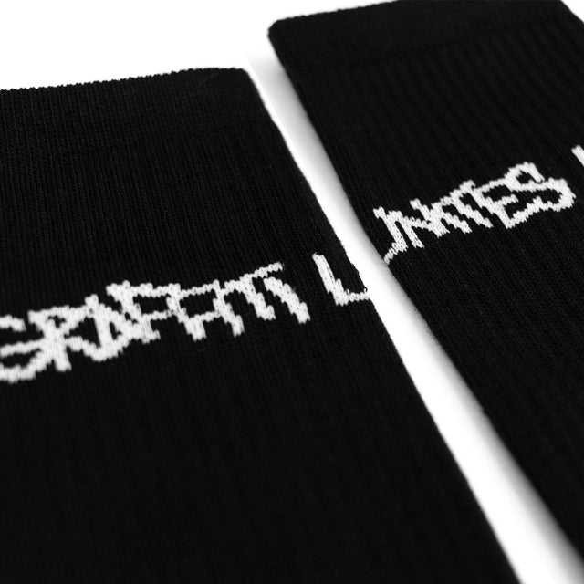 Lanee Clothing Streetwear GUU BLACK SOCKS