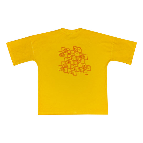 Lanee Clothing Streetwear LOOSE-FIT WASHED YELLOW TEE