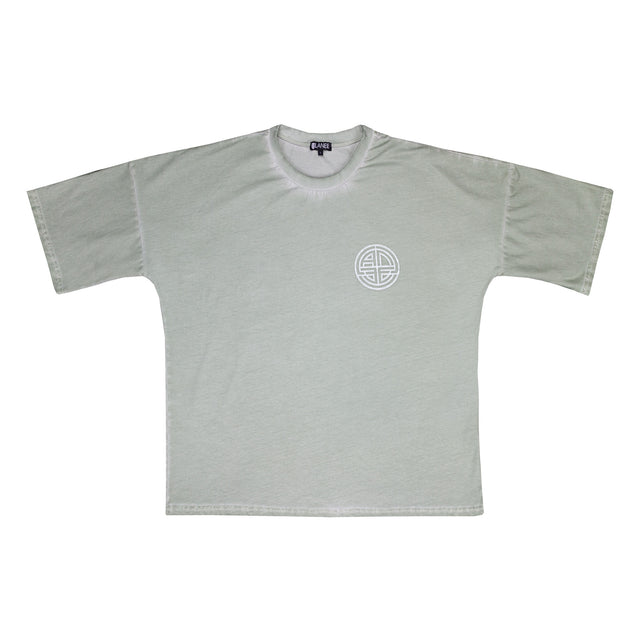 Lanee Clothing Streetwear LOOSE-FIT WASHED OLIVE TEE
