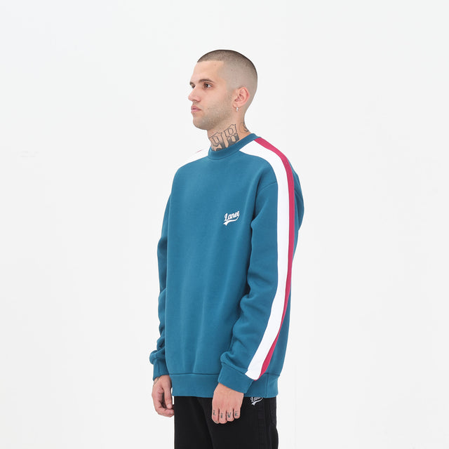 Lanee Clothing Streetwear 3-COLOR PETROL CREW