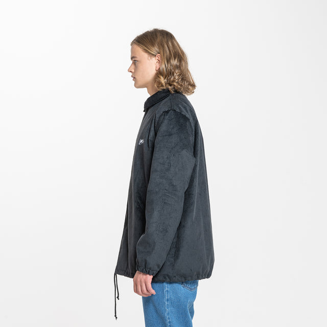 Lanee Clothing Streetwear BLACK CORDUROY JACKET 21