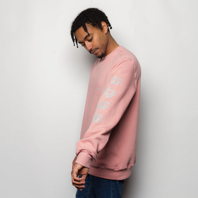 Lanee Clothing Streetwear L.C. PINK CREWNECK