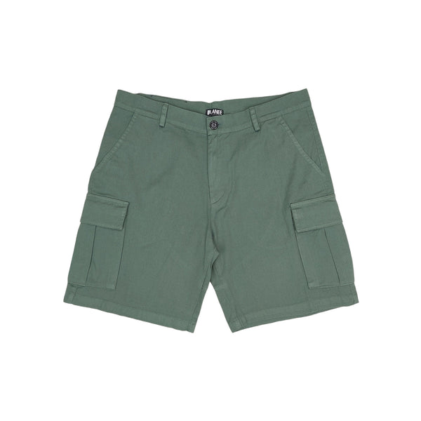 Lanee Clothing Streetwear OLIVE CARGO SHORTS 22