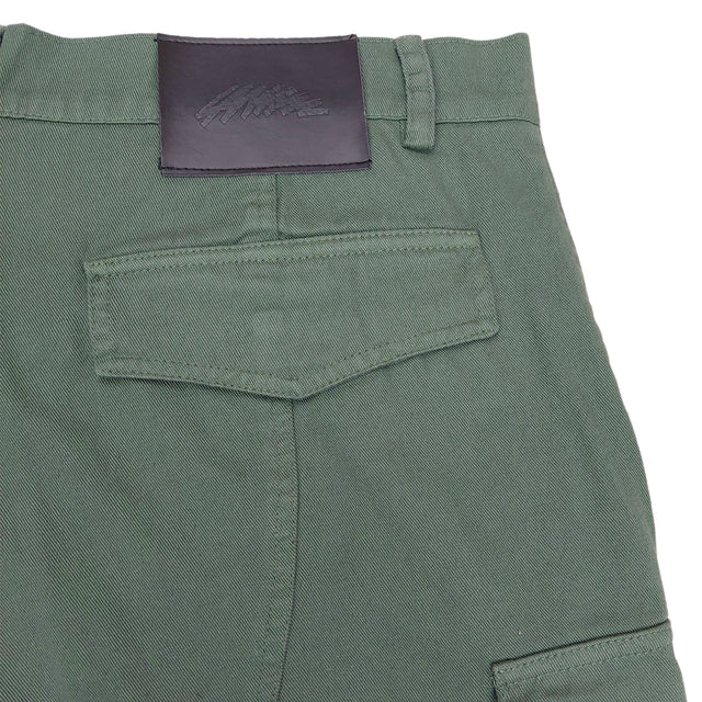 Lanee Clothing Streetwear OLIVE CARGO SHORTS 22