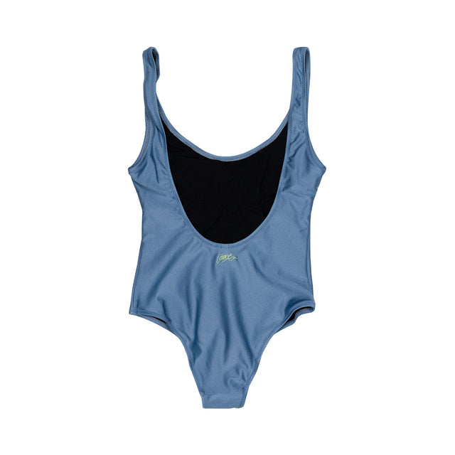 Lanee Clothing Streetwear BLUE ONE-PIECE SWIMSUIT