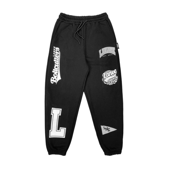 Lanee Clothing Streetwear BLACK SWEATPANTS