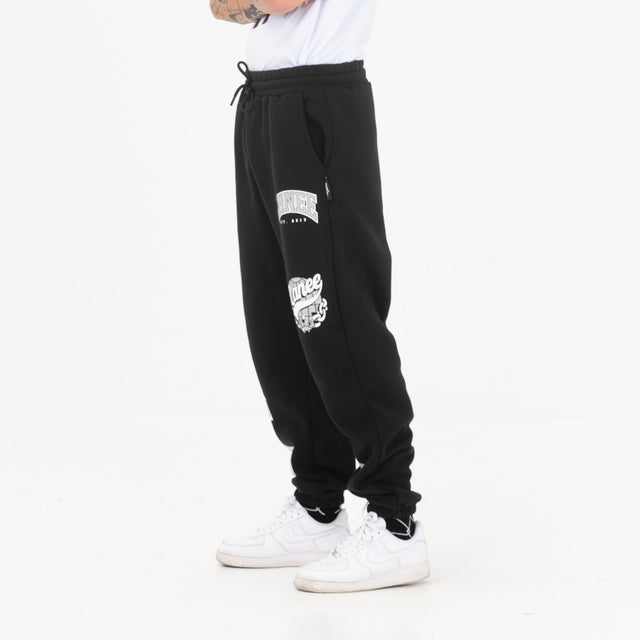 Lanee Clothing Streetwear BLACK SWEATPANTS