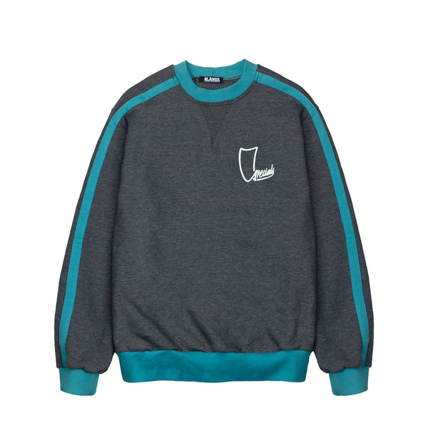 Lanee Clothing Streetwear GRAY/MINTY CREWNECK 17