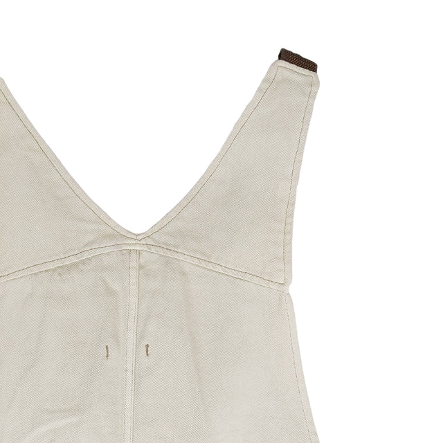 Lanee Clothing Streetwear BEIGE DENIM OVERALL